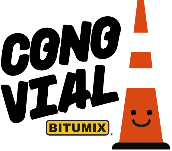 Cono vial naranja en carretera, símbolo de seguridad de El Cono Vial